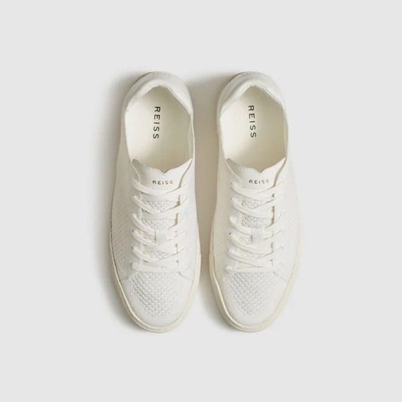 Reiss Shoes - Reiss NEW Brackley Knit Off White Sneakers Size 6